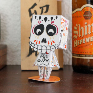 Papertoy del día de muertos