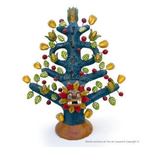Árbol de la vida de barro la Leyenda del Maíz / Grande