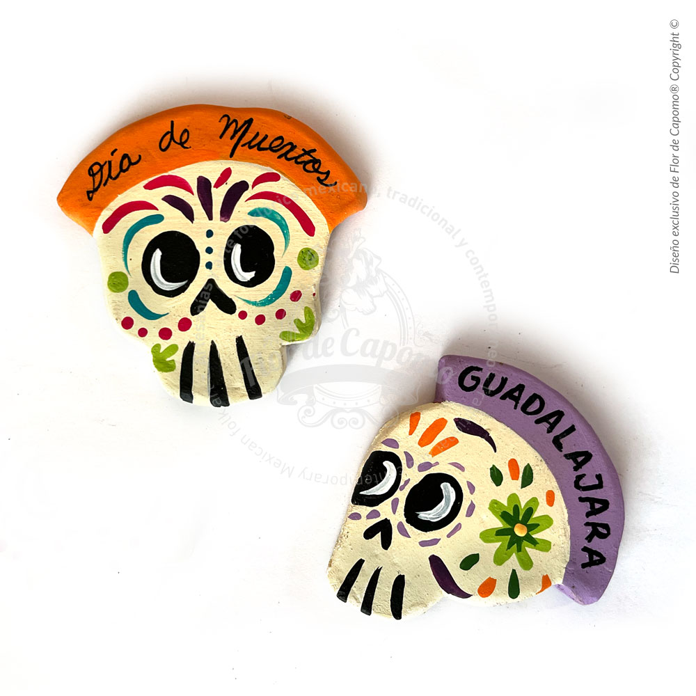 imanes del día de muertos